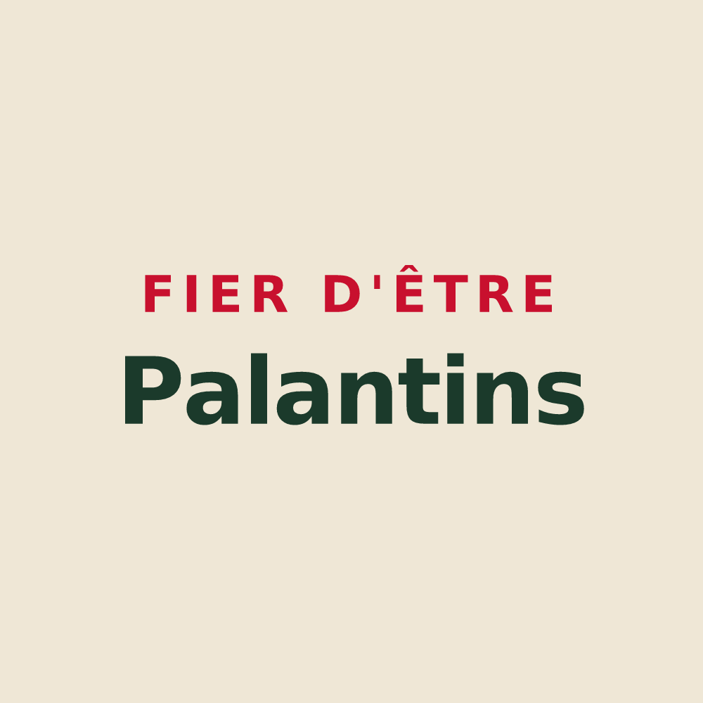 Tote bag « Fier d'être Palantins » — design pour Le Palais