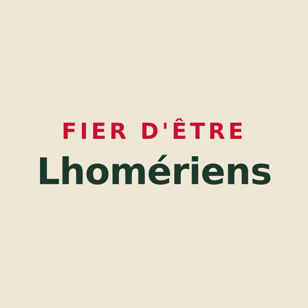 Tote bag « Fier d'être Lhomériens » — design pour Le Pas-Saint-l'Homer