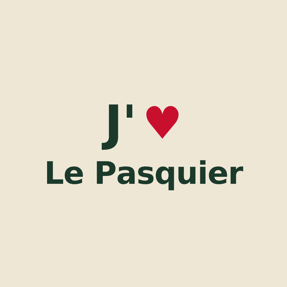 Tote bag personnalisé Le Pasquier — design J'aime Le Pasquier
