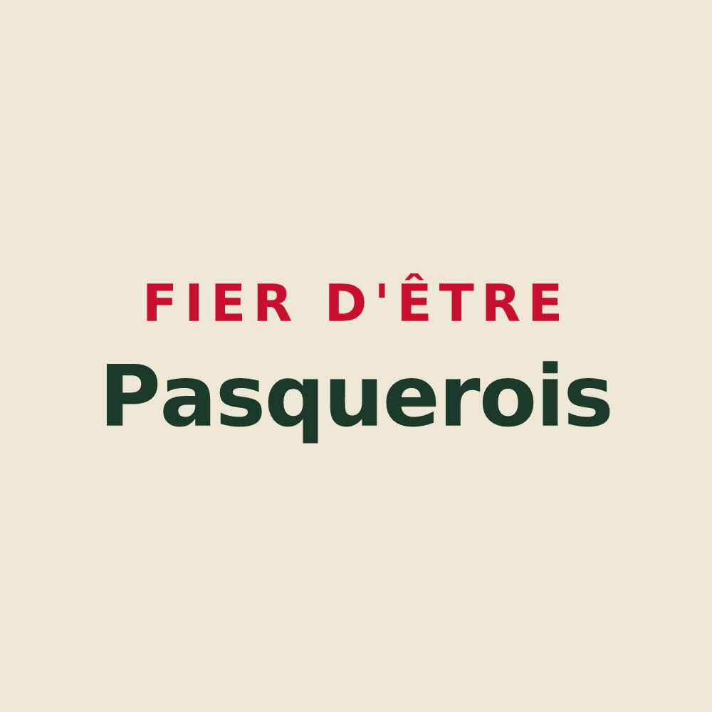 Tote bag « Fier d'être Pasquerois » — design pour Le Pasquier