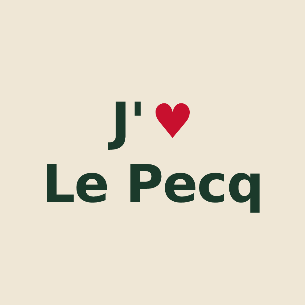 Tote bag personnalisé Le Pecq — design J'aime Le Pecq