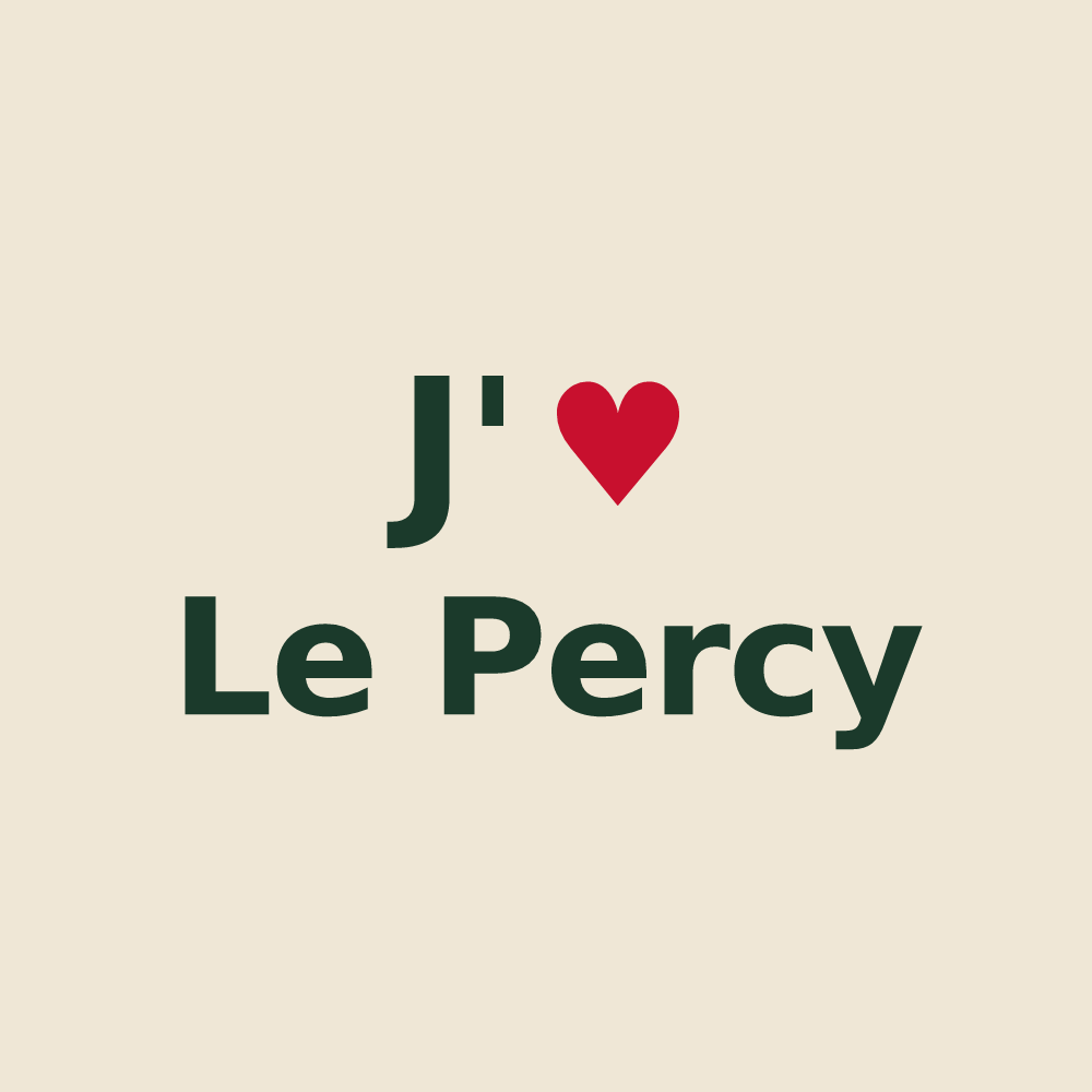 Tote bag personnalisé Le Percy — design J'aime Le Percy