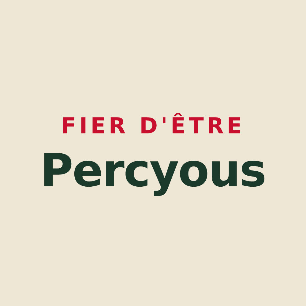 Tote bag « Fier d'être Percyous » — design pour Le Percy