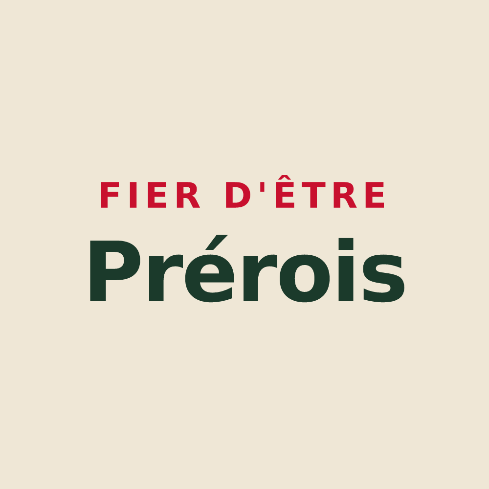 Tote bag « Fier d'être Prérois » — design pour Le Perrier