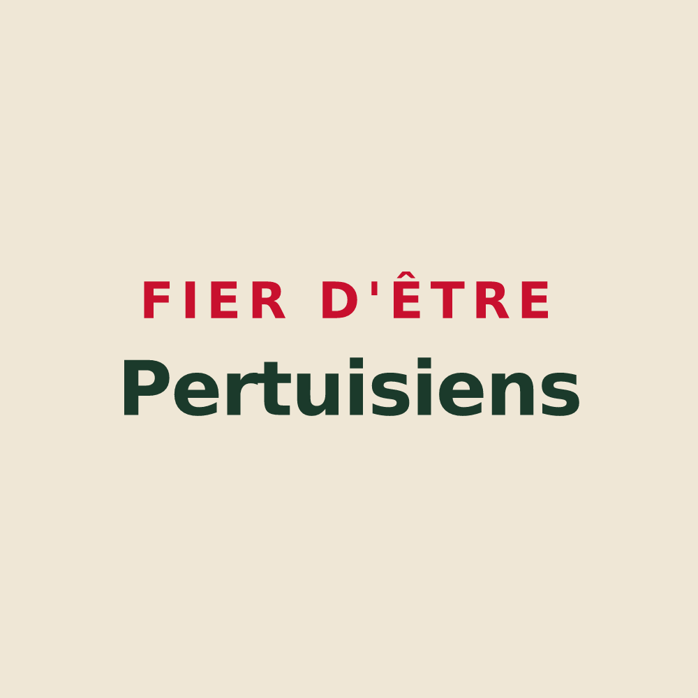 Tote bag « Fier d'être Pertuisiens » — design pour Le Pertuis