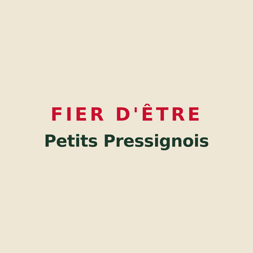 Tote bag « Fier d'être Petits Pressignois » — design pour Le Petit-Pressigny