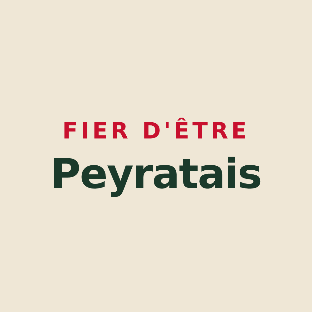 Tote bag « Fier d'être Peyratais » — design pour Le Peyrat