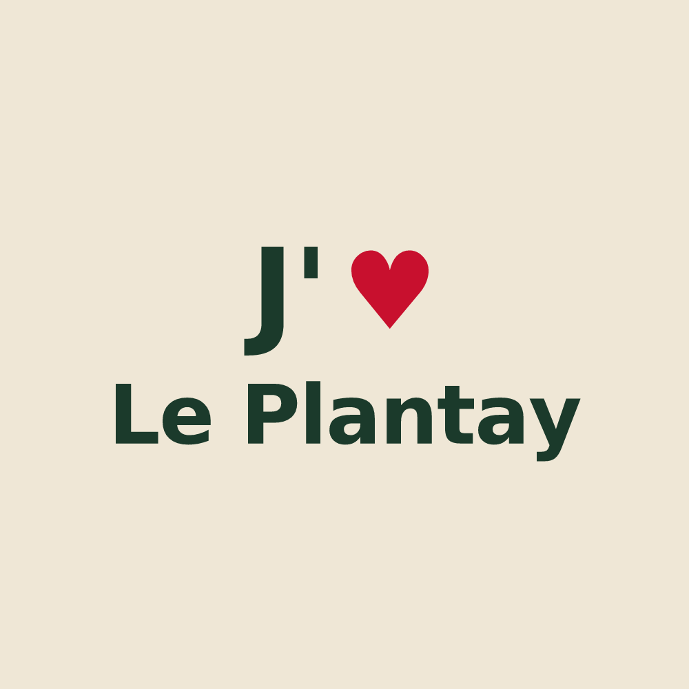 Tote bag personnalisé Le Plantay — design J'aime Le Plantay