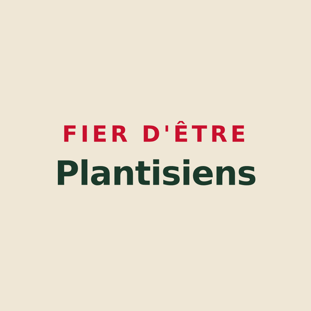 Tote bag « Fier d'être Plantisiens » — design pour Le Plantis