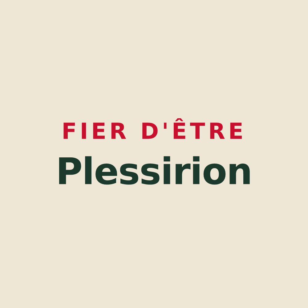 Tote bag « Fier d'être Plessirion » — design pour Le Plessis-Lastelle