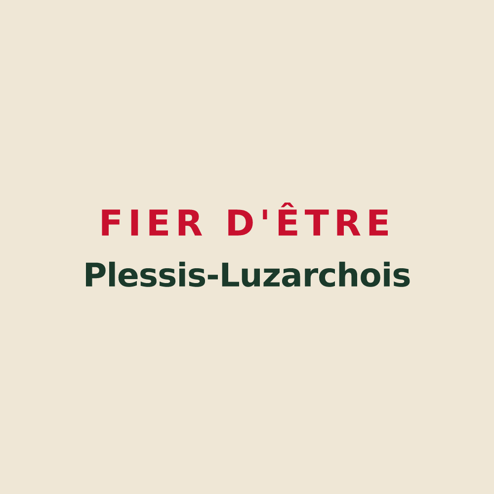 Tote bag « Fier d'être Plessis-Luzarchois » — design pour Le Plessis-Luzarches