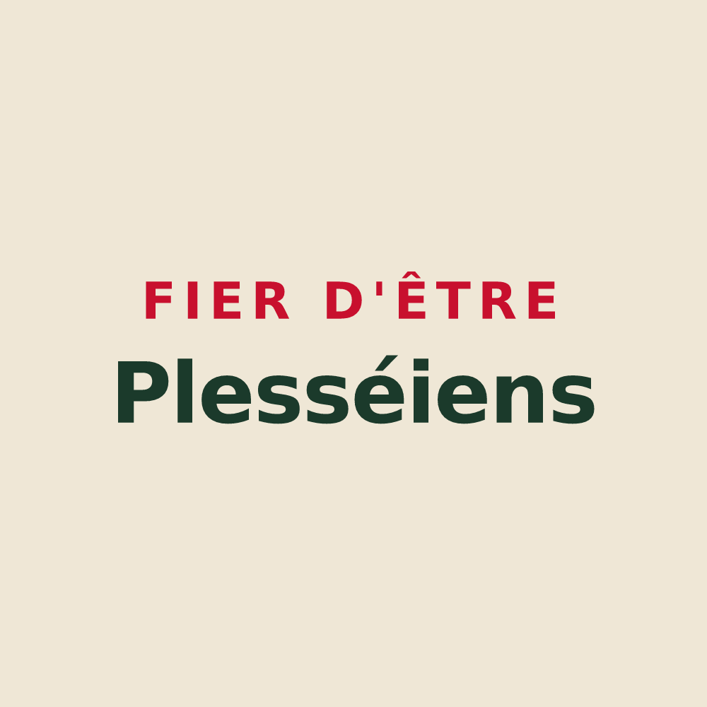 Tote bag « Fier d'être Plesséiens » — design pour Le Plessis-Pâté