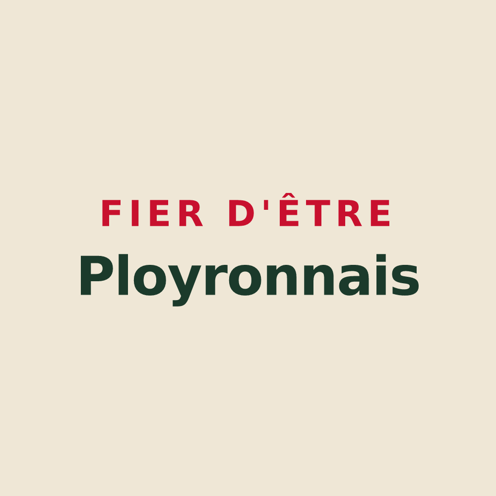Tote bag « Fier d'être Ployronnais » — design pour Le Ployron