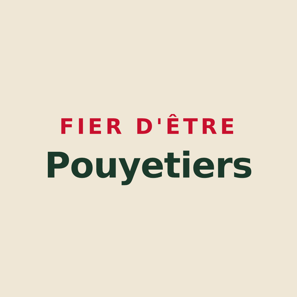 Tote bag « Fier d'être Pouyetiers » — design pour Le Poët-en-Percip