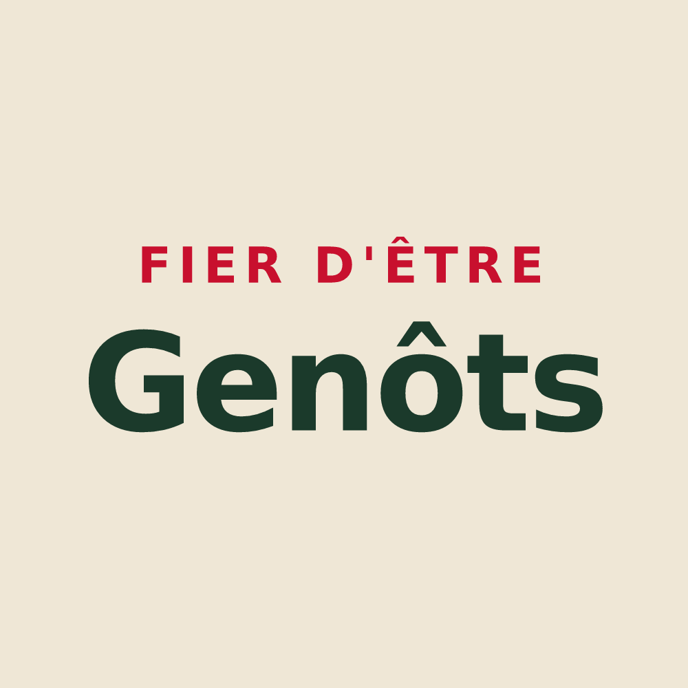 Tote bag « Fier d'être Genôts » — design pour Le Poiré-sur-Vie