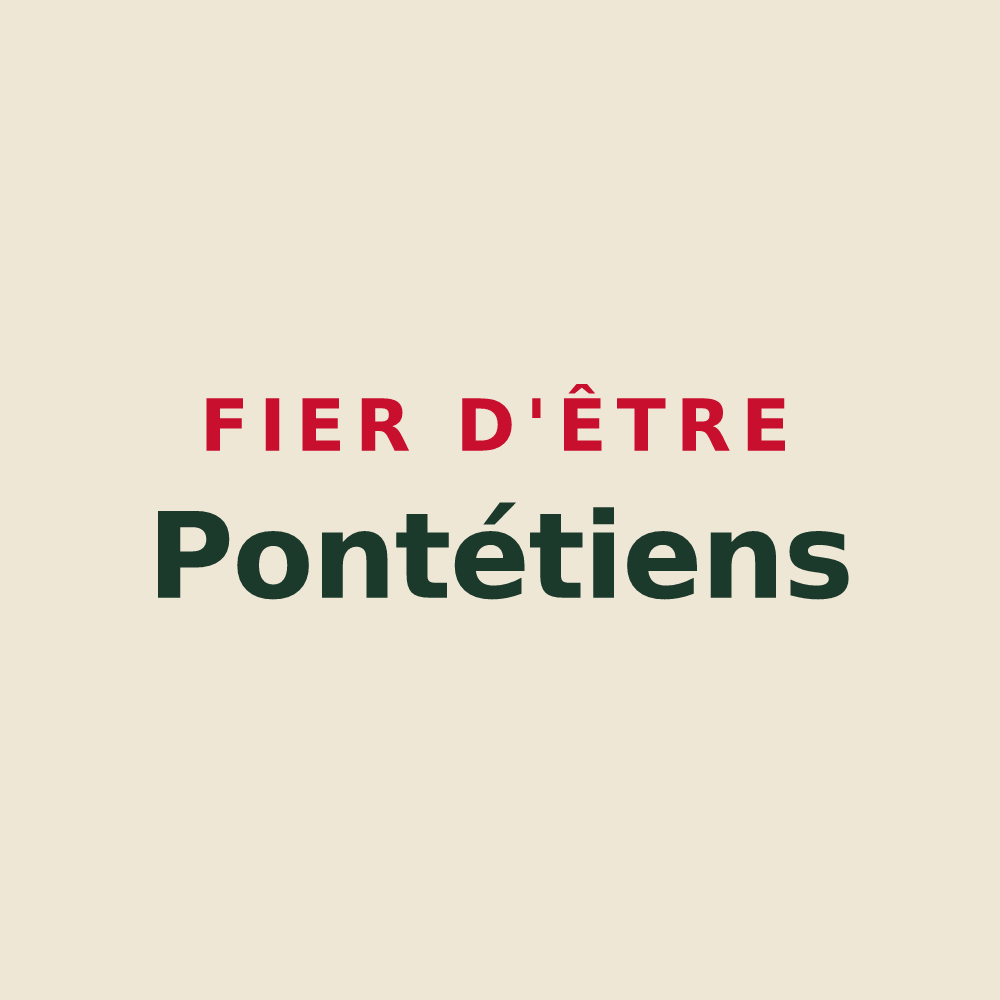 Tote bag « Fier d'être Pontétiens » — design pour Le Pontet