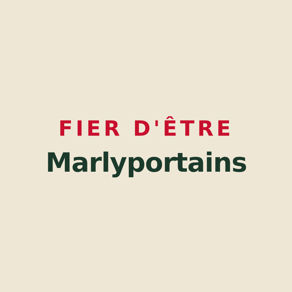 Tote bag « Fier d'être Marlyportains » — design pour Le Port-Marly
