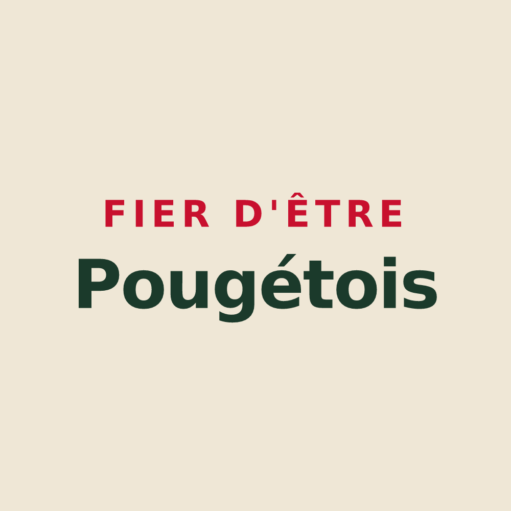 Tote bag « Fier d'être Pougétois » — design pour Le Pouget