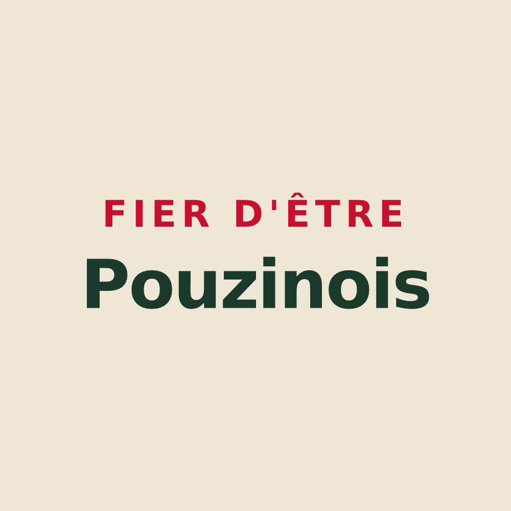 Tote bag « Fier d'être Pouzinois » — design pour Le Pouzin