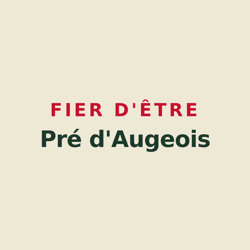 Tote bag « Fier d'être Pré d'Augeois » — design pour Le Pré-d'Auge