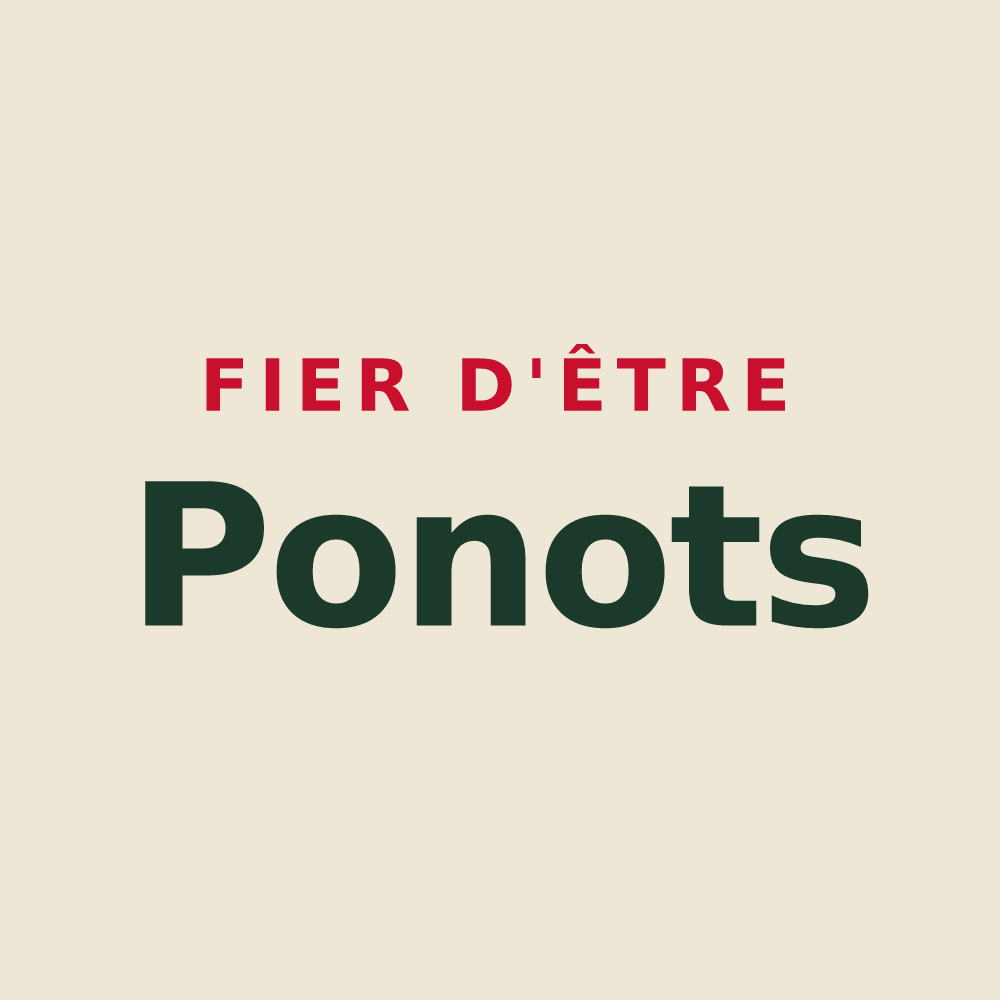 Tote bag « Fier d'être Ponots » — design pour Le Puy-en-Velay
