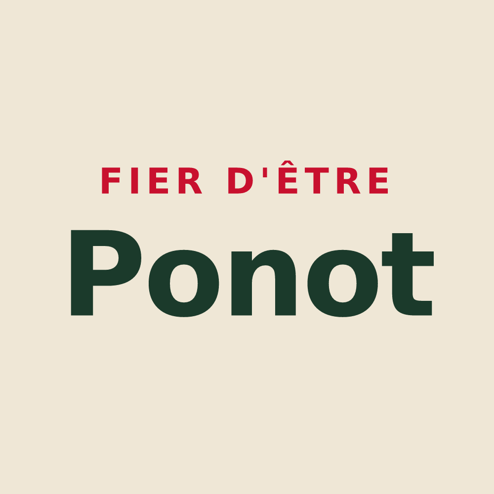 Tote bag « Fier d'être Ponot » — design pour Le Puy-Notre-Dame