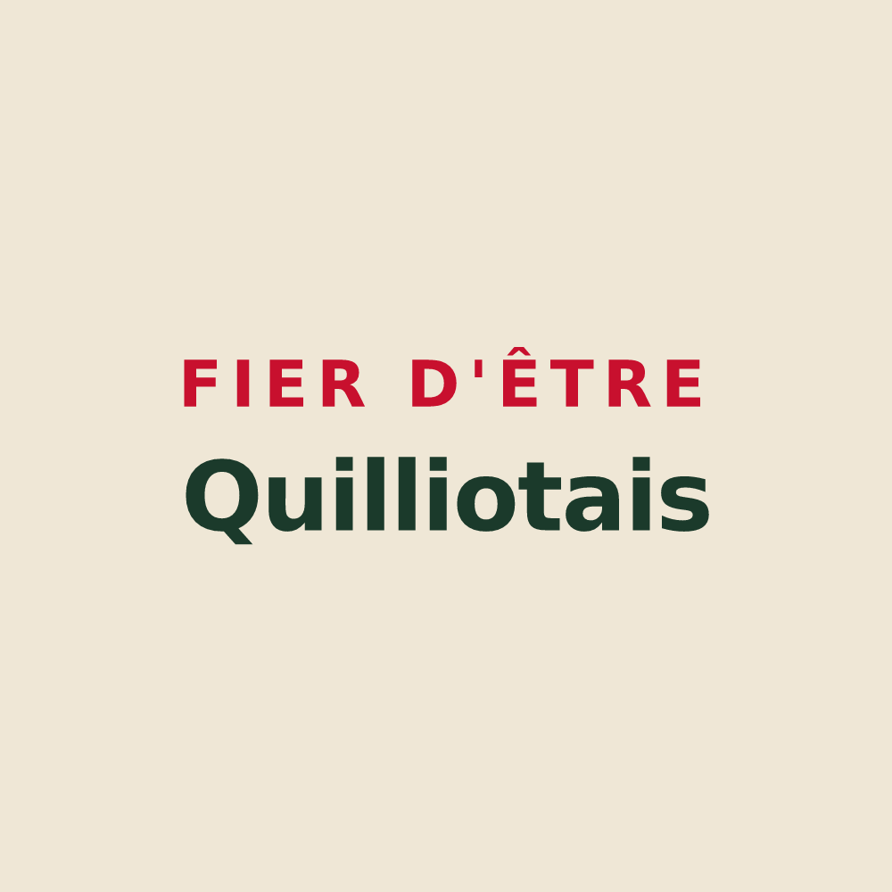 Tote bag « Fier d'être Quilliotais » — design pour Le Quillio