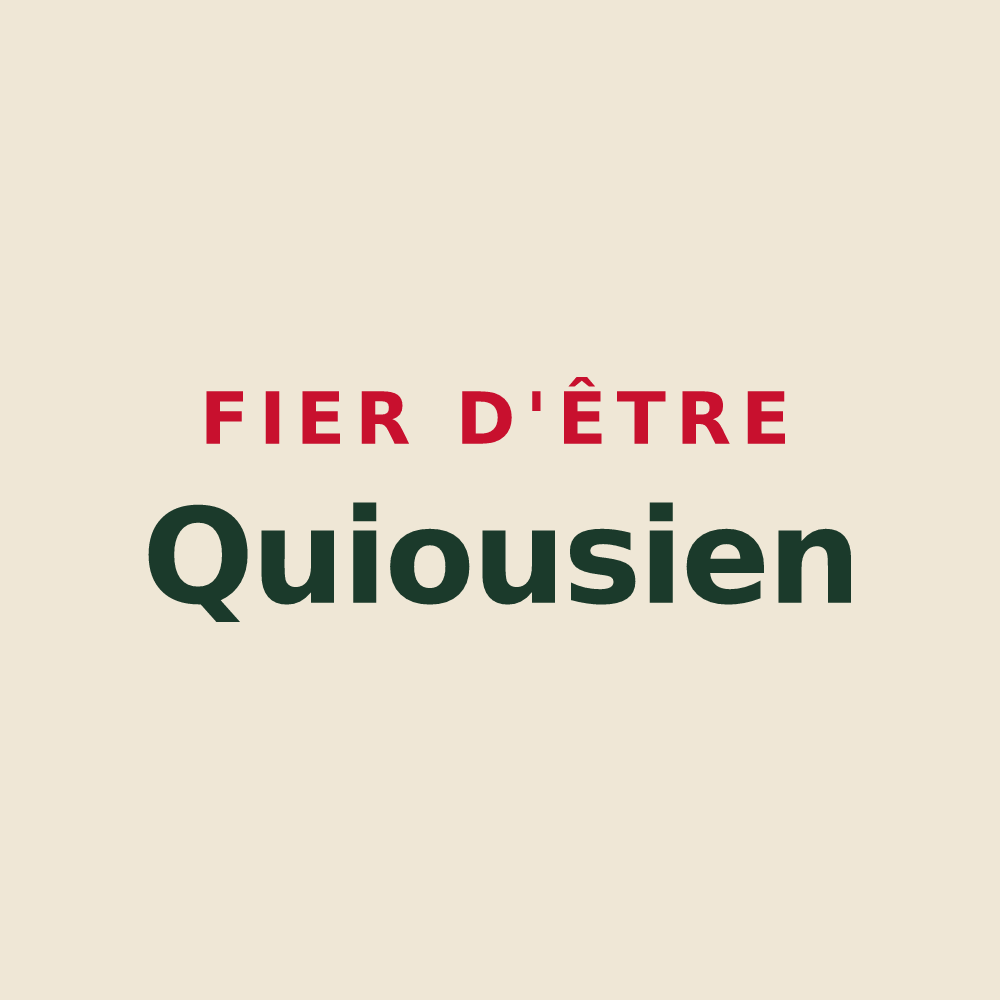 Tote bag « Fier d'être Quiousien » — design pour Le Quiou