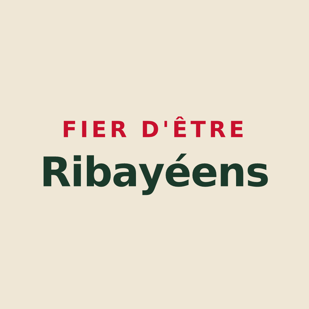 Tote bag « Fier d'être Ribayéens » — design pour Le Ribay
