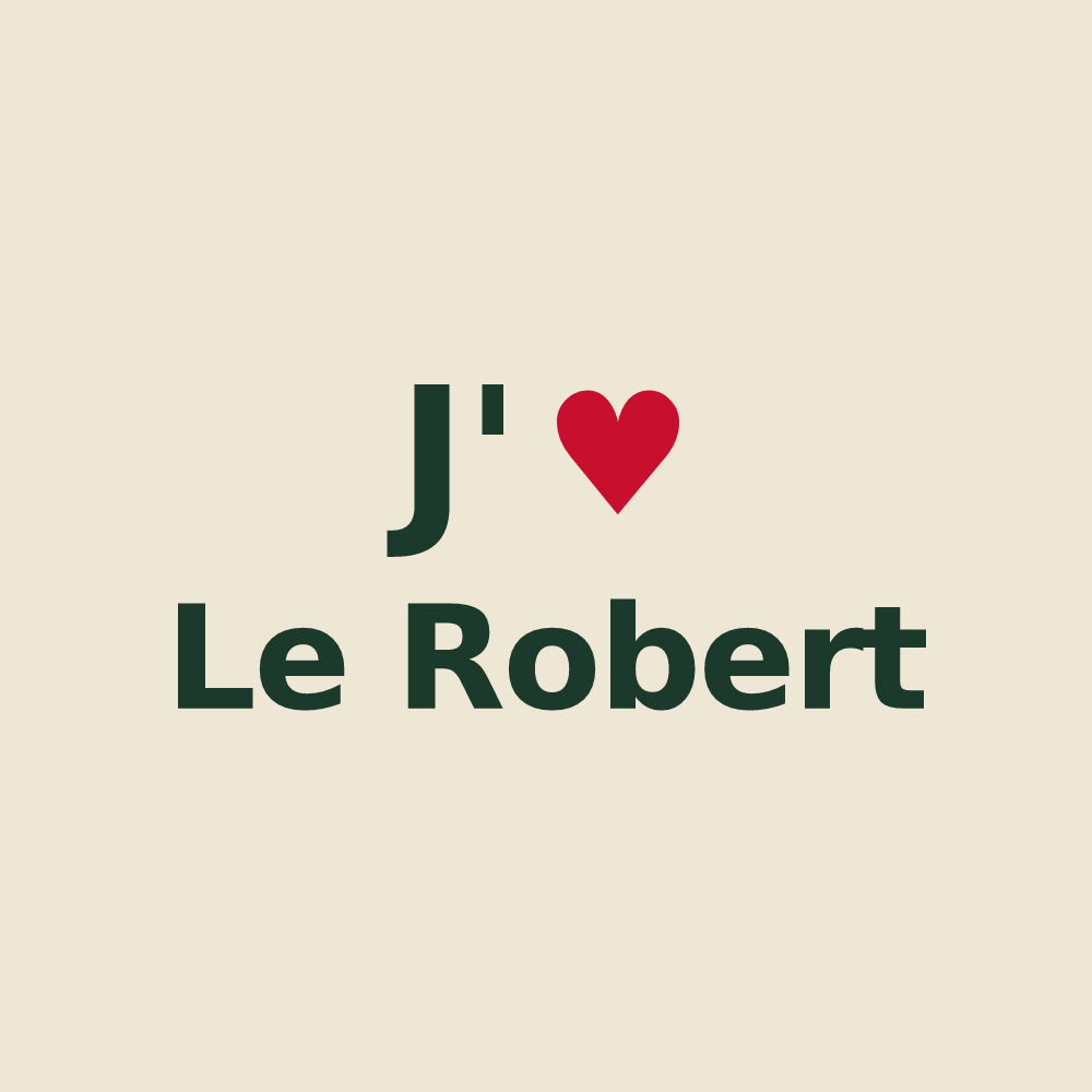 Tote bag personnalisé Le Robert — design J'aime Le Robert