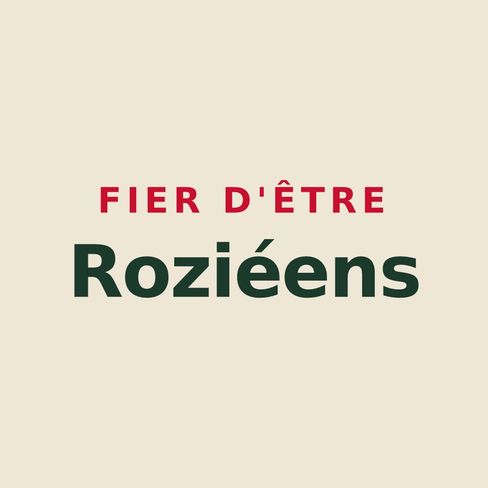 Tote bag « Fier d'être Roziéens » — design pour Le Rozier