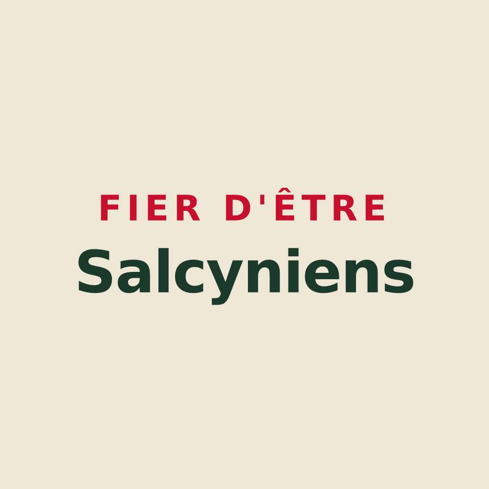 Tote bag « Fier d'être Salcyniens » — design pour Le Saulcy