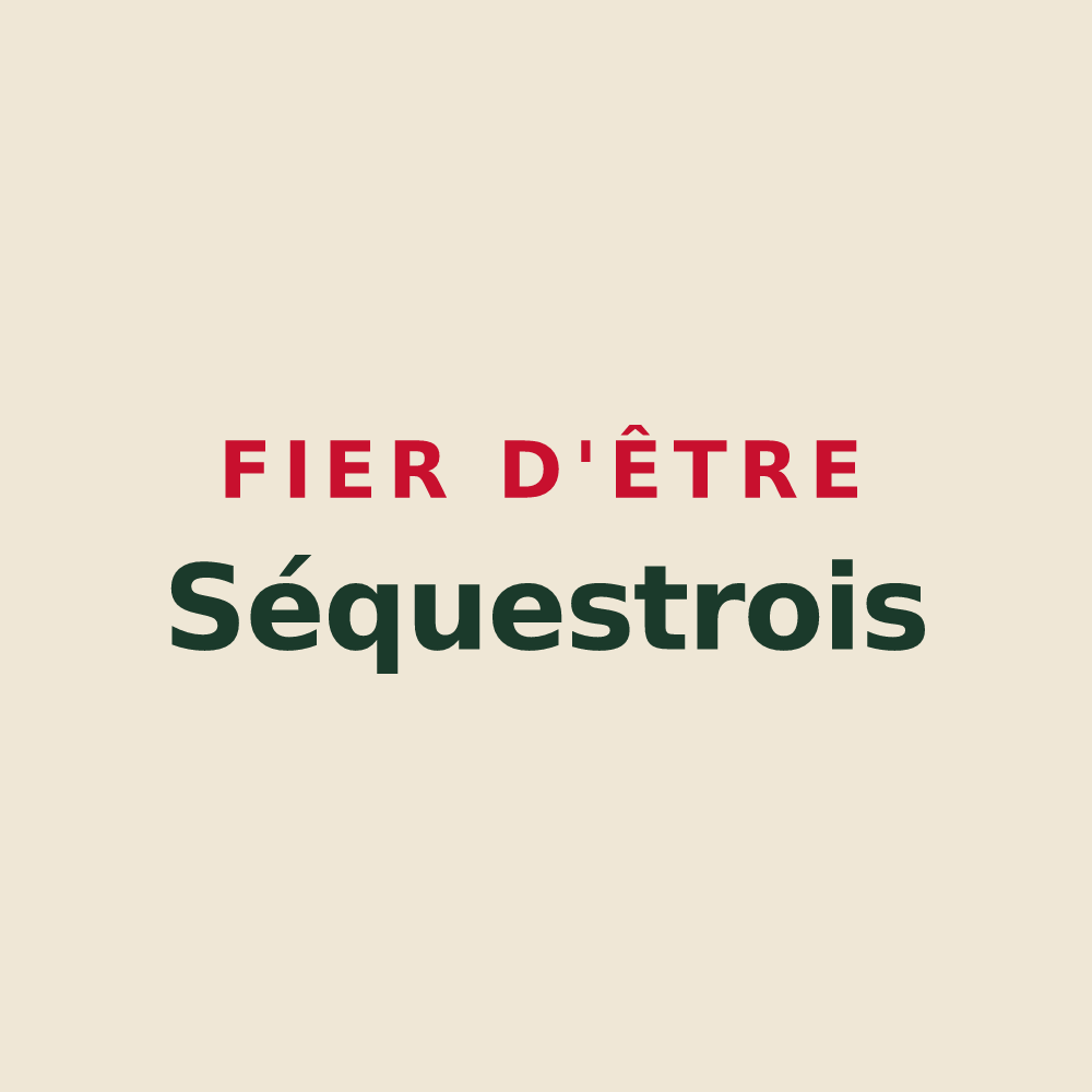 Tote bag « Fier d'être Séquestrois » — design pour Le Sequestre