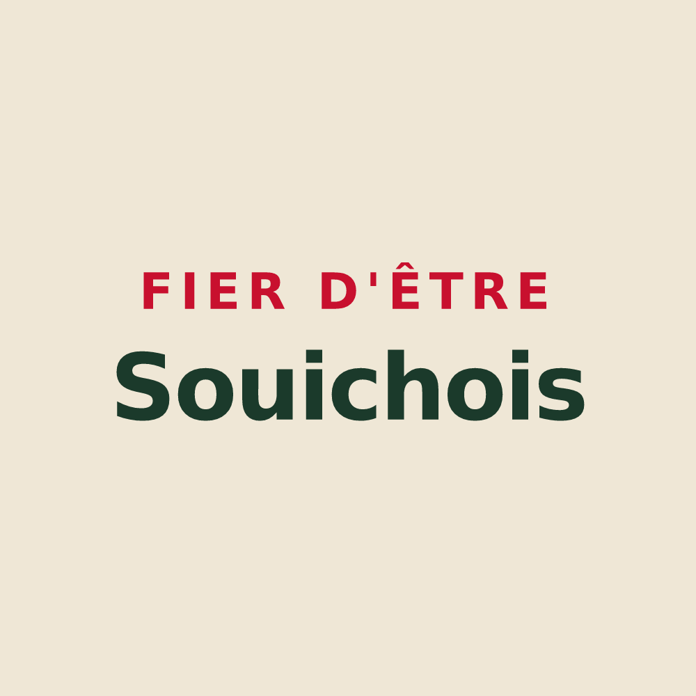 Tote bag « Fier d'être Souichois » — design pour Le Souich