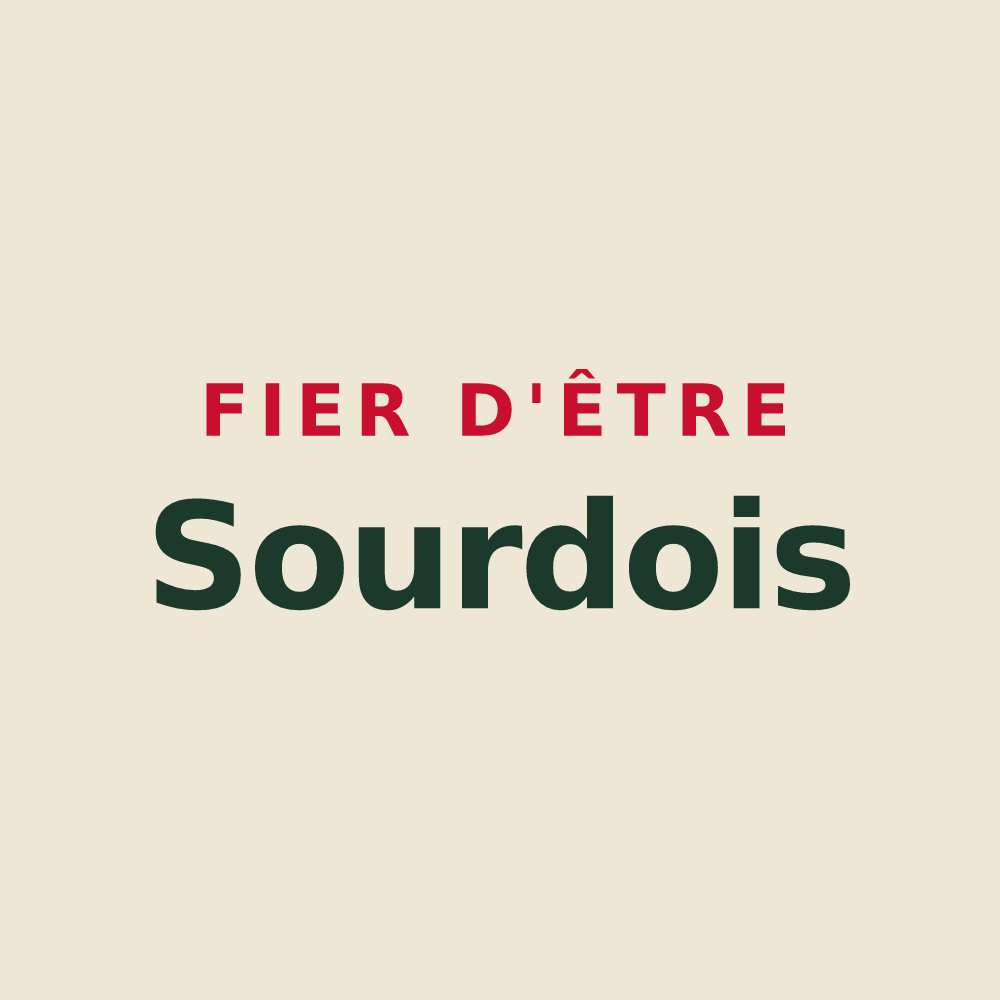 Tote bag « Fier d'être Sourdois » — design pour Le Sourd