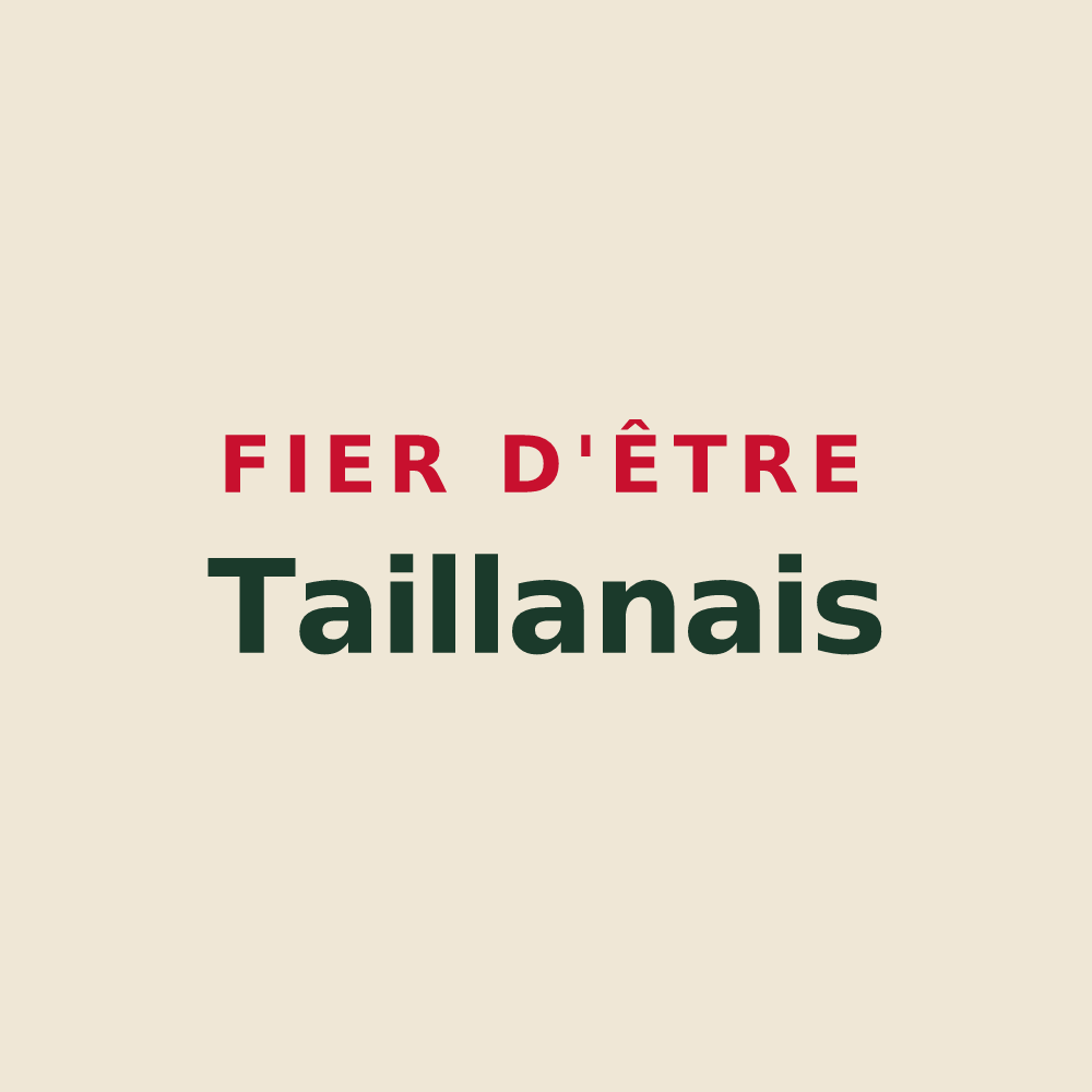 Tote bag « Fier d'être Taillanais » — design pour Le Taillan-Médoc
