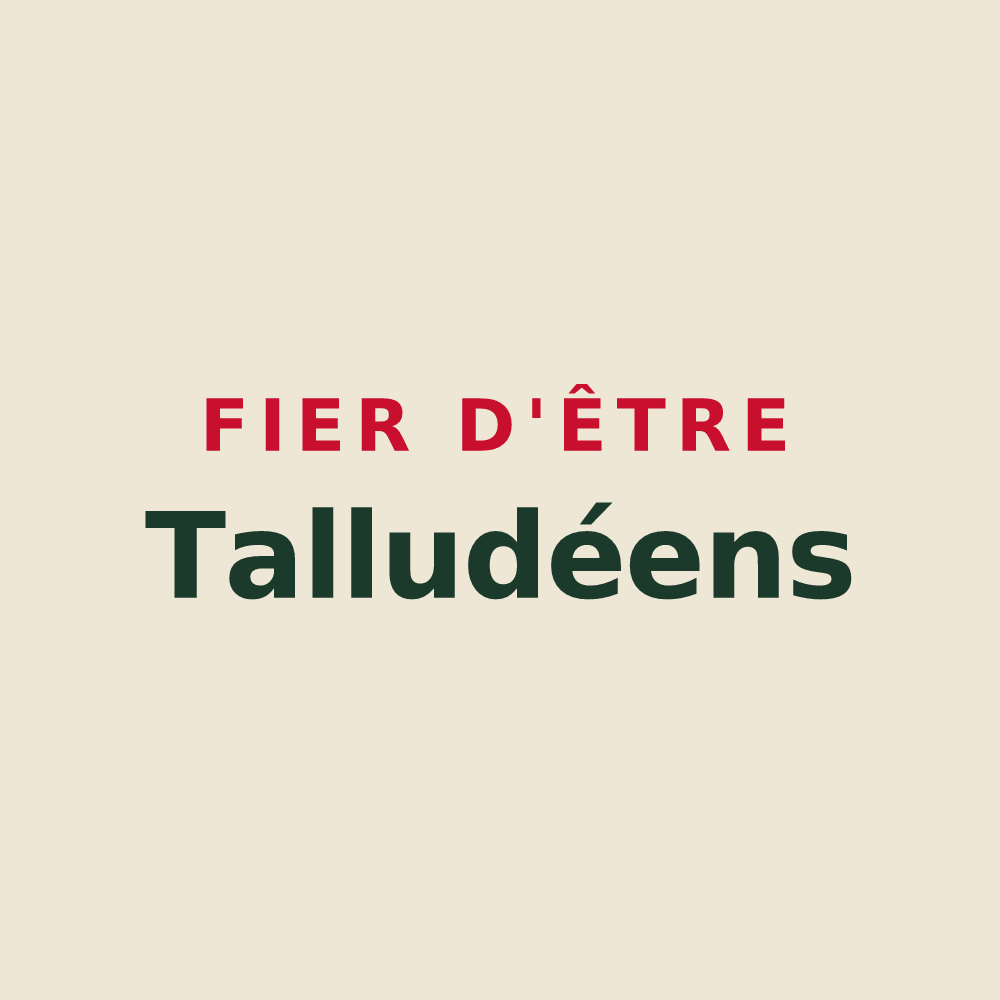 Tote bag « Fier d'être Talludéens » — design pour Le Tallud