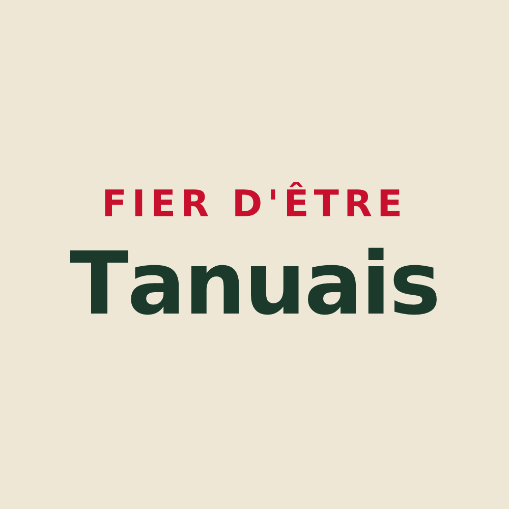 Tote bag « Fier d'être Tanuais » — design pour Le Tanu