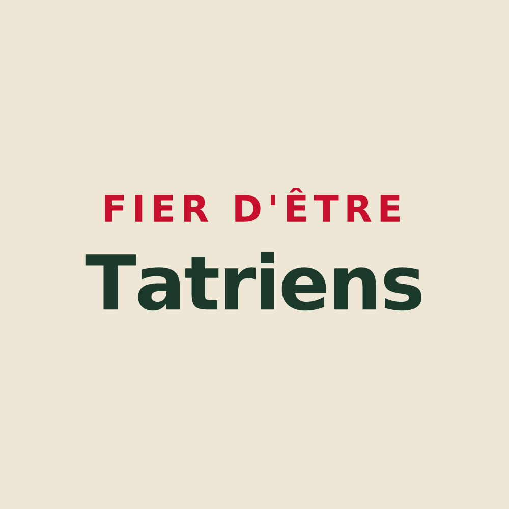 Tote bag « Fier d'être Tatriens » — design pour Le Tâtre