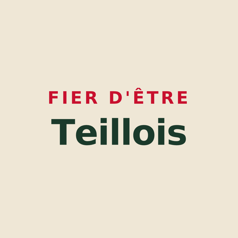 Tote bag « Fier d'être Teillois » — design pour Le Teil