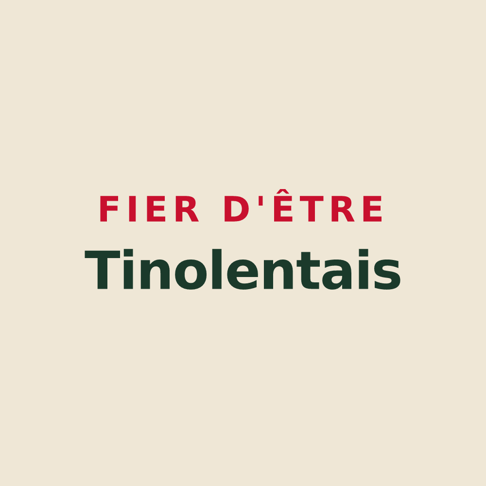 Tote bag « Fier d'être Tinolentais » — design pour Le Theil-Nolent
