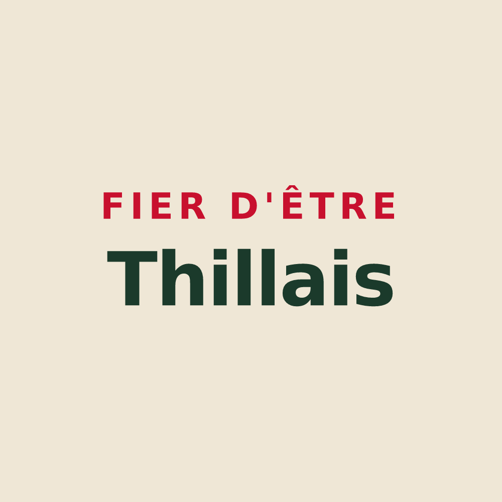 Tote bag « Fier d'être Thillais » — design pour Le Thil-Riberpré