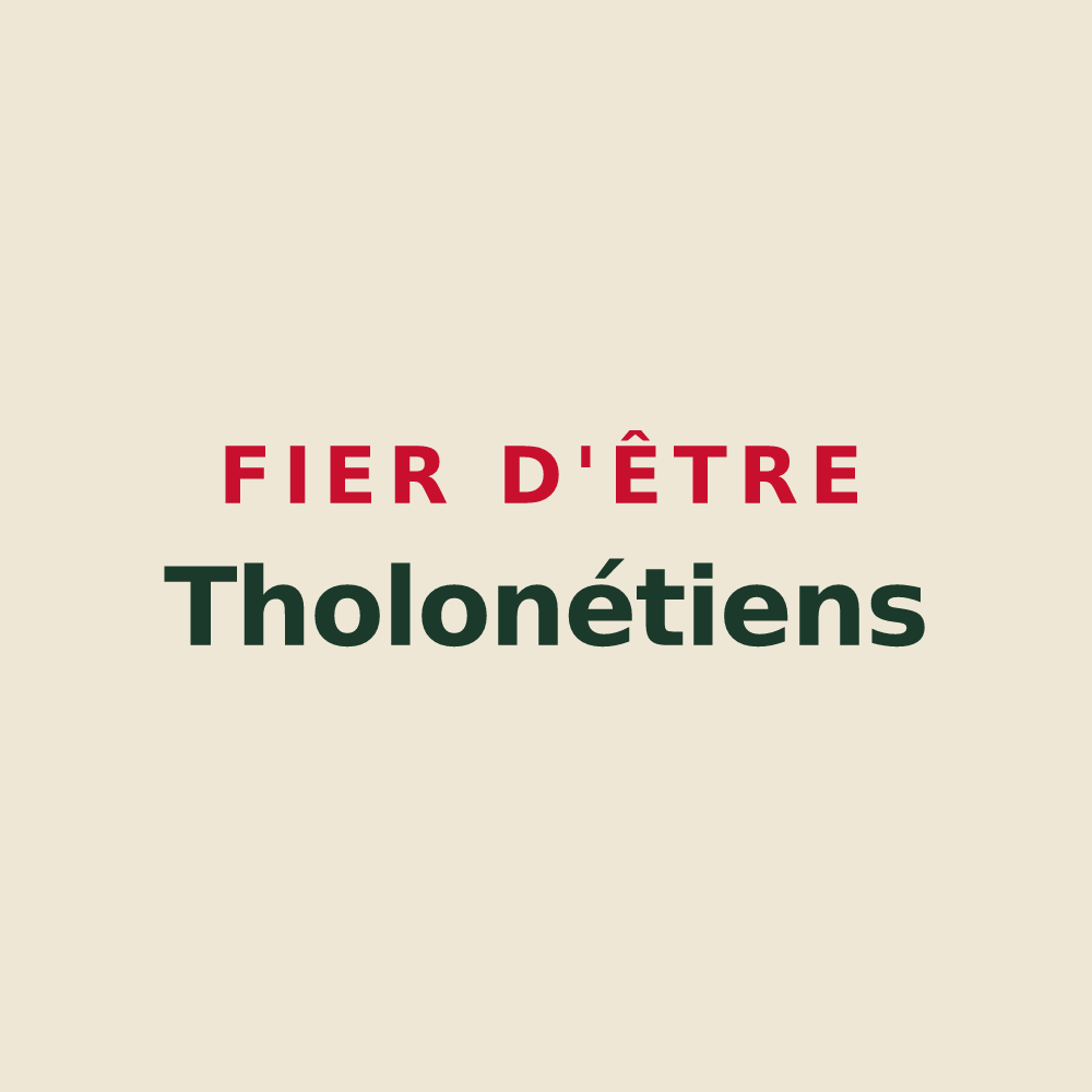 Tote bag « Fier d'être Tholonétiens » — design pour Le Tholonet