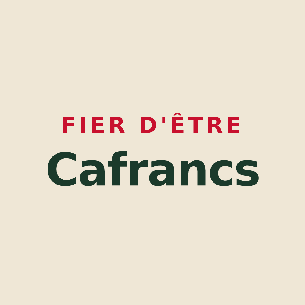 Tote bag « Fier d'être Cafrancs » — design pour Le Tholy
