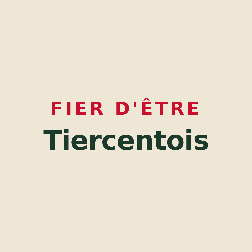 Tote bag « Fier d'être Tiercentois » — design pour Le Tiercent