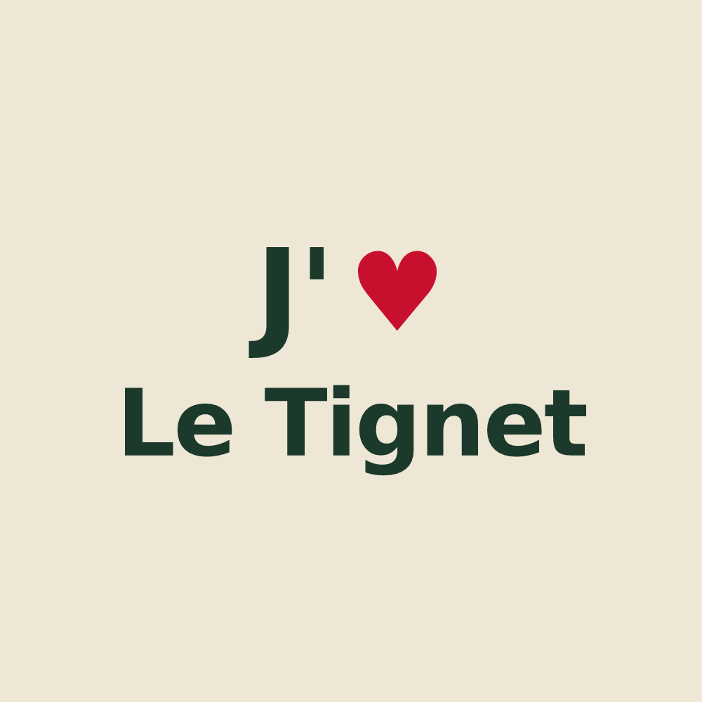 Tote bag personnalisé Le Tignet — design J'aime Le Tignet