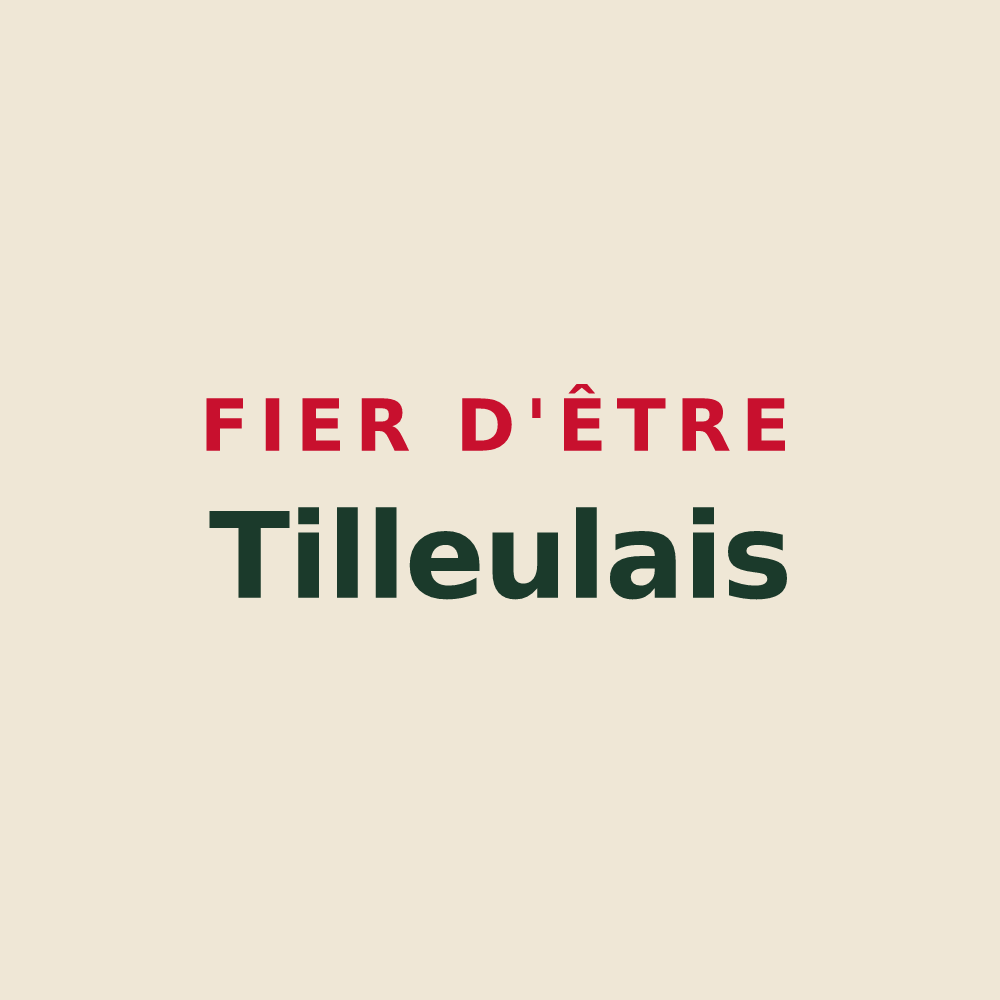 Tote bag « Fier d'être Tilleulais » — design pour Le Tilleul