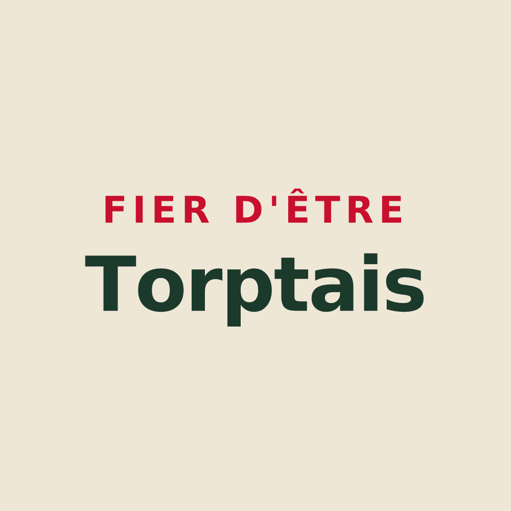 Tote bag « Fier d'être Torptais » — design pour Le Torpt