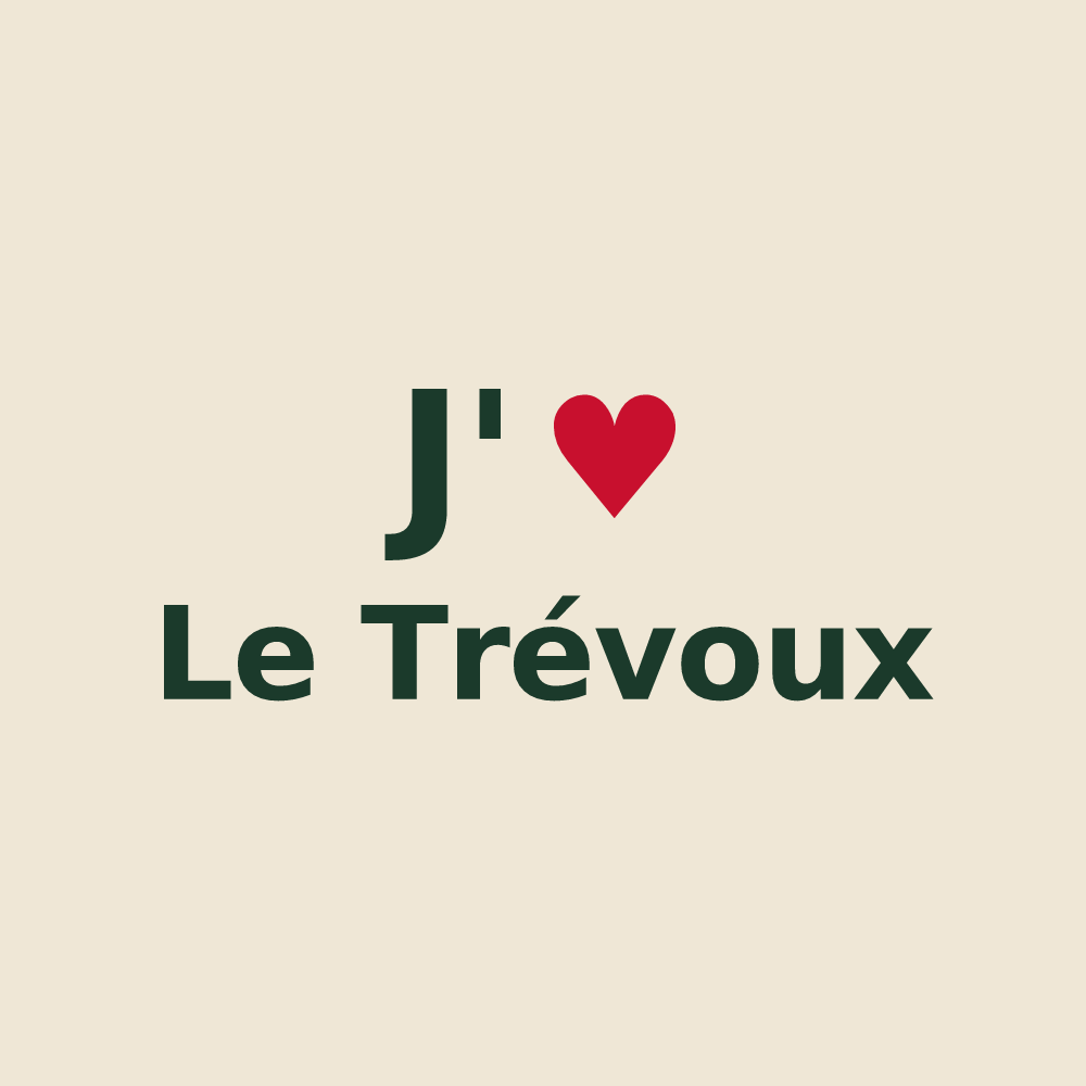 Tote bag personnalisé Le Trévoux — design J'aime Le Trévoux