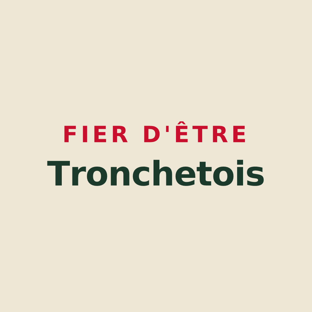 Tote bag « Fier d'être Tronchetois » — design pour Le Tronchet